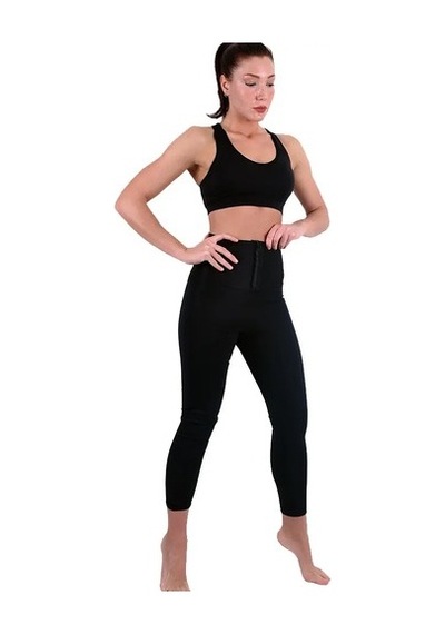 Enstyle Boutique Enenstyle Fashıon Boutıque Termal Sauna Agraflı Tayt Siyah