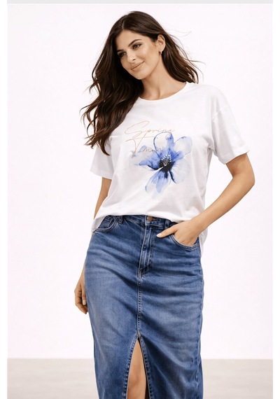 Fashion Friends Bayan T Shirt 26y0237k1 Beyaz
