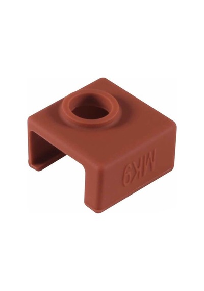 Koodmax 2 Adet E3d-v6 Yüksek Sıcaklığa Dayanıklı Mk8/mk9 Alüminyum Isıtıcı Blok Silikon Kılıfı Kırmızı