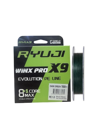 Winx Pro X9 150mt 0.12mm İp Misina Koyu Yeşil