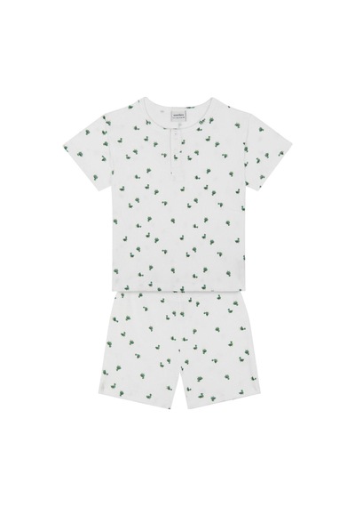 Antebies Organik Beyaz Minik Ördek Desenli Beli Lastikli Tshirt Şort Erkek Çocuk Pijama Takımı Antebies Organik Beyaz Minik Ördek Desenli Beli Lastikli Tshirt Şort Erkek Çocuk Pijama Takımı