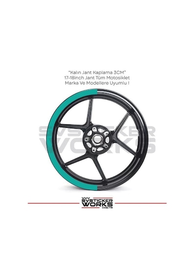 Motosiklet Jant Kaplama Yarım Yüksek Kaliteli Folyo 1 Paket 1 Motosiklet İçin 62652253
