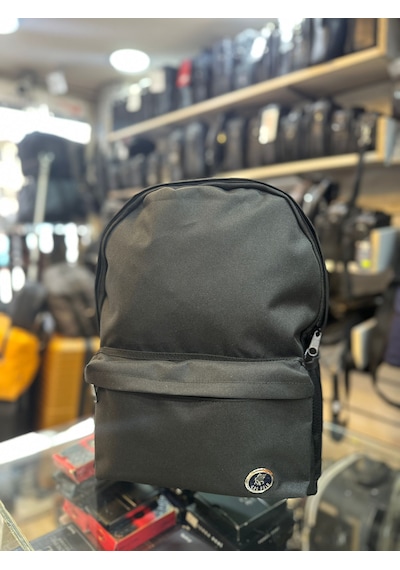 Trg Polo 610 Denye Mikro Kumaş Siyah Sırt Çantası Siyah