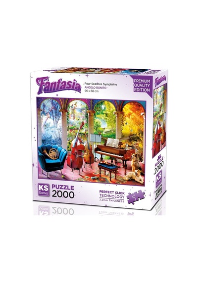 Ks Games 2000 Parça Dört Mevsim Senfonisi Four Seasons Symphony Puzzle - 22539