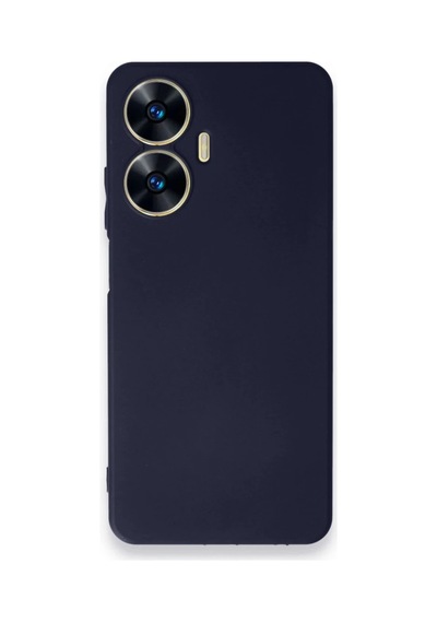 Realme C55 Kılıf First Silikon - Lacivert 0.2M-Çok Renkli