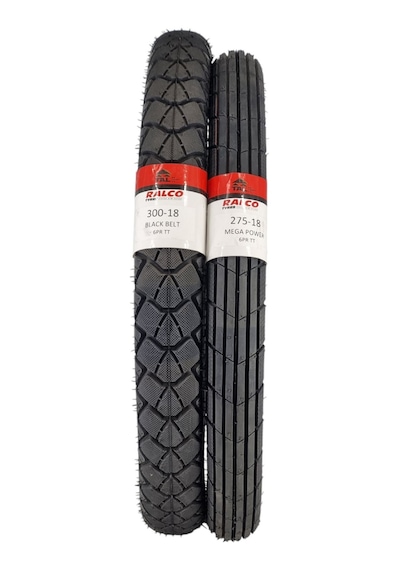 Honda Cg  Arora Ar  300-18 Tt Ve 275-18 Tt Tubetype Lastik Set