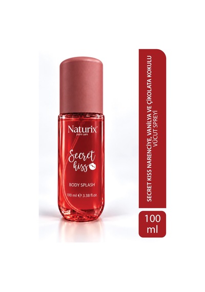 Naturix Secret Kiss Vücut Spreyi 100 Ml Meyvemsi Ve Şekerli Koku