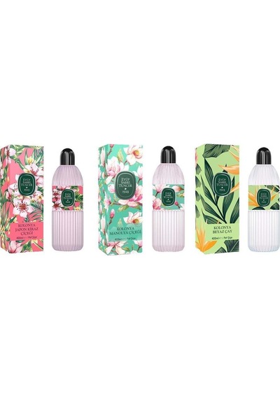 Eyüp Sabri Tuncer Kolonya Japon Kiraz Çiçeği, Manolya Çiçeği Ve Beyaz Çay Pet Şişe 400 Ml