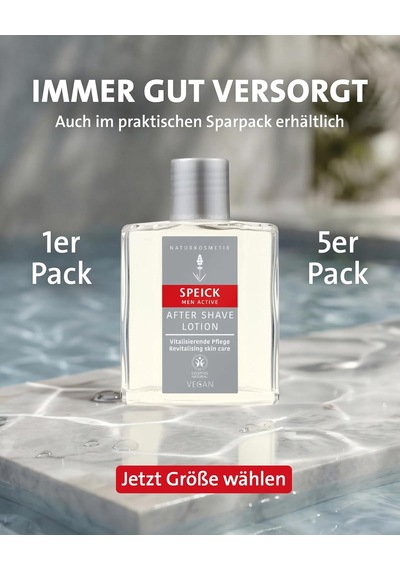 Men Active Tıraş Sonrası Losyon 100 Ml Ferahlatıcı Ve Canlandırıcı After Shave, Doğal Bitki Özü, Vegan, Hassas Ciltler İçin Bakım