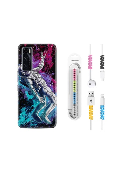 Vivo Y70 Kılıf Rasta Boyun Askılı Astronot Signs 1753