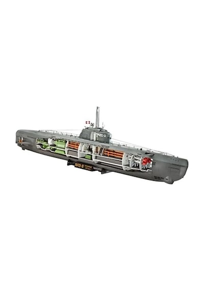 1:144 Ölçekli U-boat Model Kit - Detaylı Yapım Seti