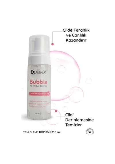 Derminix Bubble Yüz Temizleme Köpüğü 150 ML
