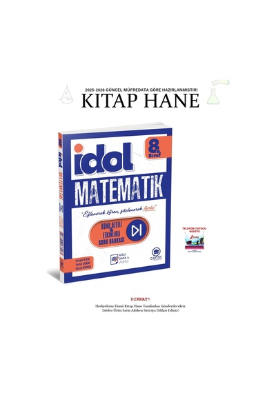 Çanta 2025-2026 8. Sınıf İdol Matematik Konu Özetli Etkinlikli