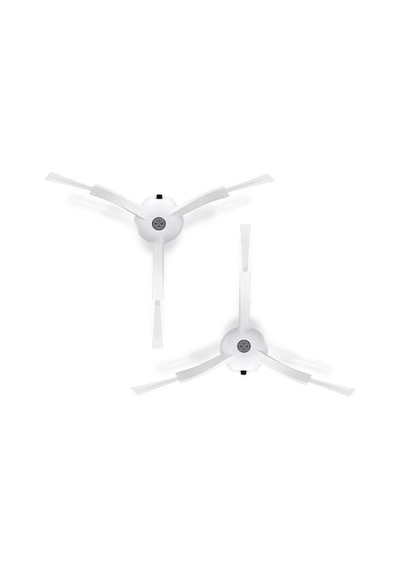 Roborock S7 Maxv Uyumlu 2 Adet Beyaz Yan Fırça 3 Kollu