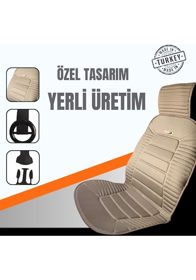 Space Oto Koltuk Minderi, Volkswagen Araçlarla Uyumlu 2'li Set Özel Tasarım Minder Premium 001