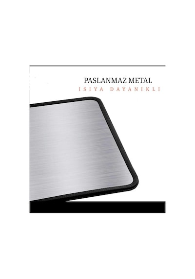 Yağ Sıçratmaz Ocak Arkası Koruyucu 60x30 Cm Paslanmaz Metal Sac Standart