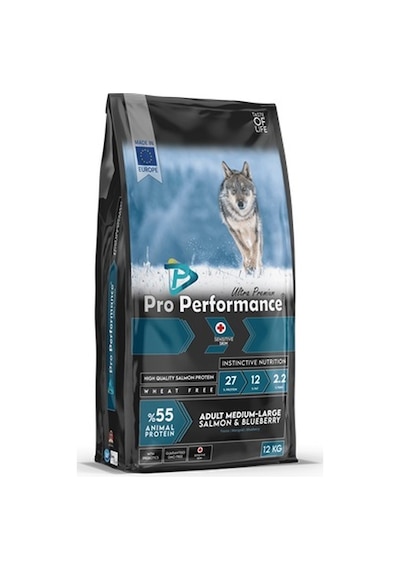 Pro Performance Somonlu Orta ve Büyük Irk Yetişkin Köpek Maması 12 KG