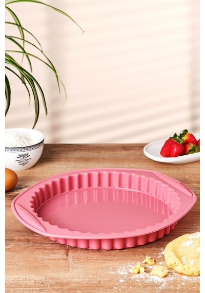 Emsan Silikon Tart Kalıbı Pembe