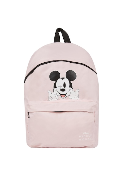 Kadın Unisex Disney Mickey &amp Minnie Okul Sırt Çantası, Pembe, Tek Beden Genel