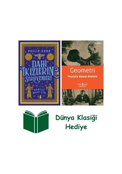 Dahi İkizlerin Serüvenleri - Babilli Mavi Cin + Geometri + Dünya Klasiği Hediye