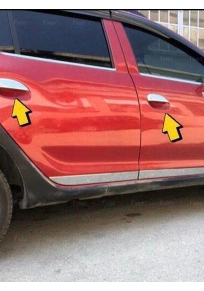 Dacia Sandero Stepway 2013 Krom Kapı Kolu 4 Kapı Paslanmaz Çelik