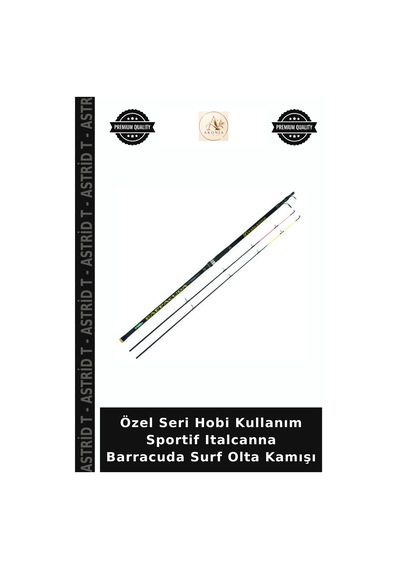 Özel Seri Hobi Kullanım Sportif Italcanna Barracuda Surf Olta Kamışı 430cm