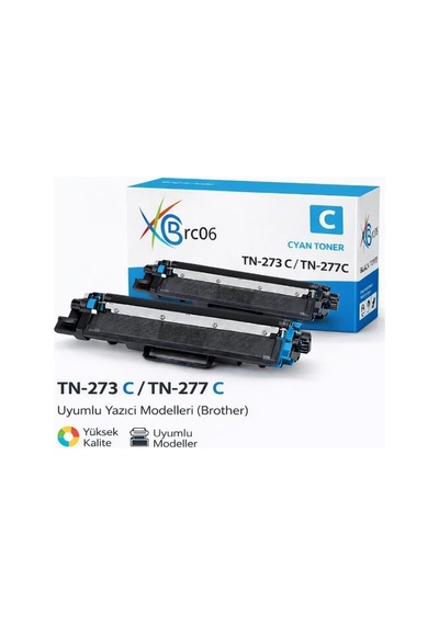 Brother Uyumlu Tn-277 Mavi Yüksek Kapasiteli Uyumlu Toner