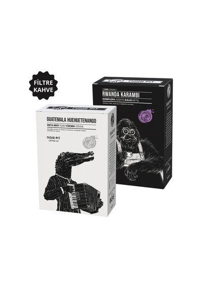 Noir Pit Coffee Co. Rwanda Karambi Ve Guatemala Filtre Kahve 2x250 G Diğer