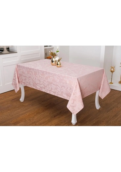 Ipek Lüx Jakar Polycotton Kumaş Pudra Masa Örtüsü 160x220 Cm - 1073 Çok Renkli