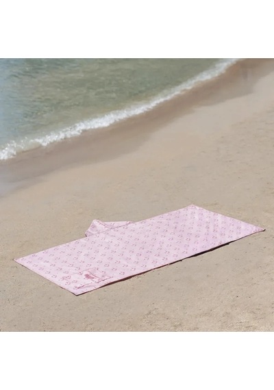Flamingueo Kapüşonlu Mikrofiber Çocuk Havlu Rosie Pembe