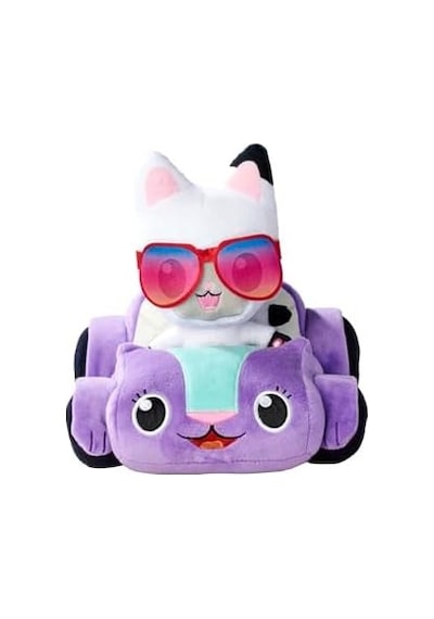 6305875335npb, Gabby's Doll Carlita With Pandy Peluş Figürü, Özel Ve Detaylı Tasarım, Dayanıklı Kumaş, 25 Cm Açık Bej