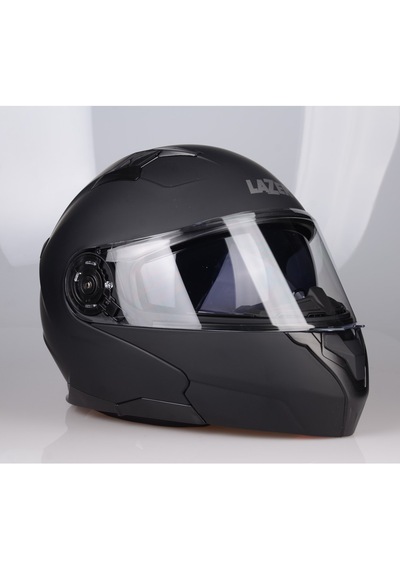 Lazer Golden Çene Açılır Kask Mat Gri Mat Siyah