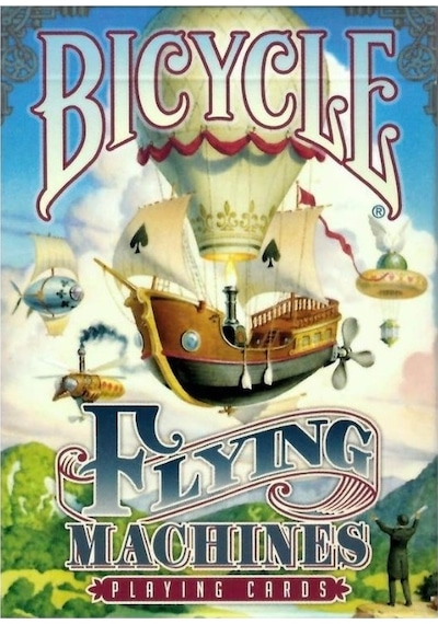 Bicycle Flying Machines Premium Oyun Kağıdı Koleksiyonluk İskambil Kartları Destesi