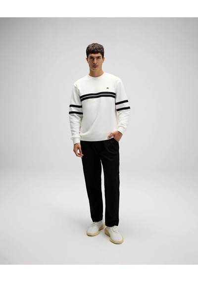 Ellesse Em618 Erkek Beyaz Sweat Beyaz