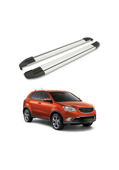 Ssangyong Korando C200 2010-2019 Yan Basamak Brillant Gri
