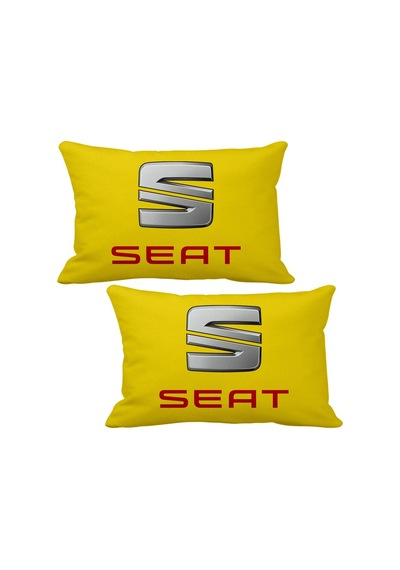 Seat 2 Li Lüks Araç Boyun Yastığı 5 Renk Ahşap Anahtarlık