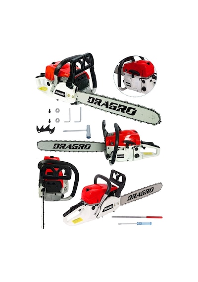 Dragro DRG-TSTR9900 9.9 HP Benzinli Ağaç Kesme Makinesi Kırmızı