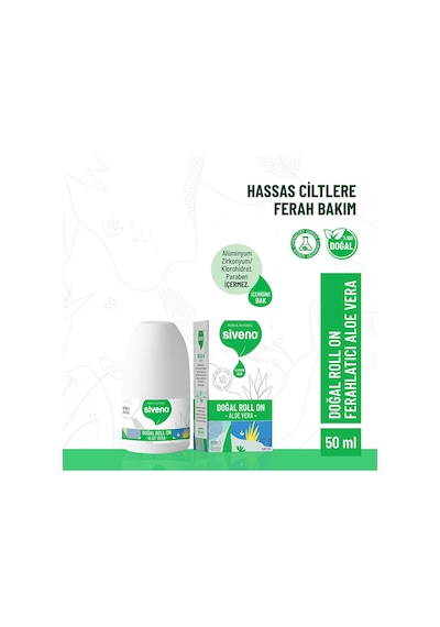 %100 Doğal Roll-on Aloe Vera 50 Ml