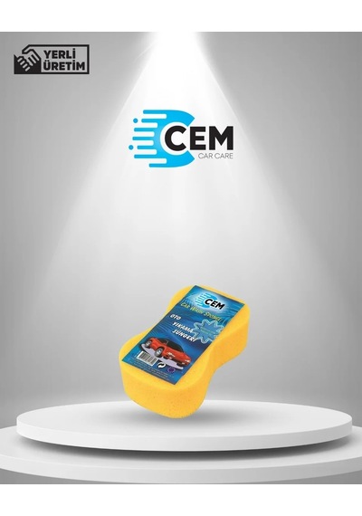 Cem Car Care Oto Yıkama Süngeri Poşetli