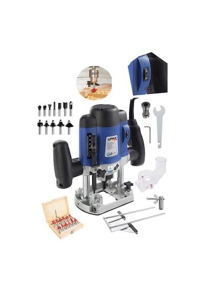 Stilmax Er4000 6 Kademe Devir Ayarlı Çift Kollu Ahşap Freze