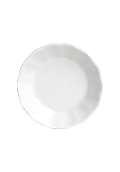 Porland Sade Beyaz Çay Tabağı 12Cm 12'Li Porland