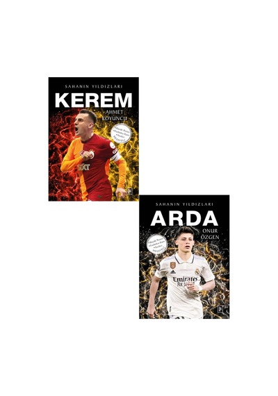 Sahanın Yıldızları Kerem - Arda Büyük Poster Sticker Futbolcu Kartı Hediyeli