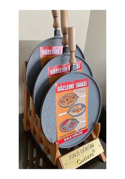 Kale Döküm Gözleme Tavası siyah