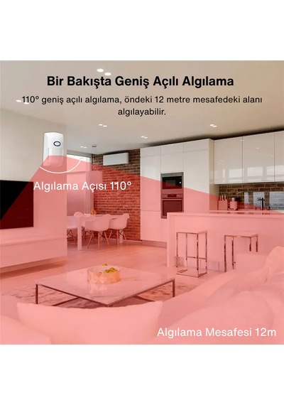 Onloi / Wifi PIR Hareket Sensörü (Mobil Uygulamalı) OBG0611