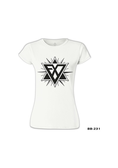Exo - Exogen Beyaz Kadın Tshirt 001