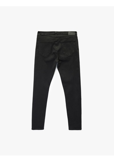 Koton Normal Bel Cepli Skinny Fit Jean Pantolon - Michael Jean Siyah 6sam40073nd Siyah