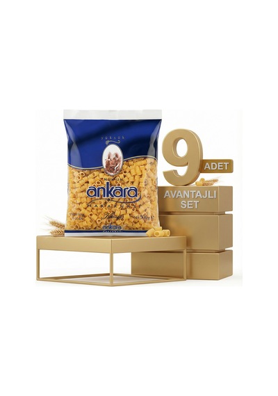 Ankara Yüksük Makarna 9x500 Gr