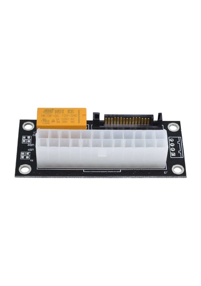 24 Pin To 4 Pin Sata 2 Atx Güç Kaynağı Birleştirici Add2Psu Maden