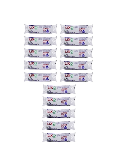 Lixo J-650 Jumbo Boy Çöp Torbası 80 x 110 CM 10'lu Rulo 15 Paket 150 Adet