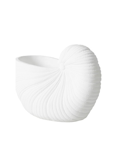 Mudo Home Whıte Shell Vazo 26x13x19 Cm Diğer